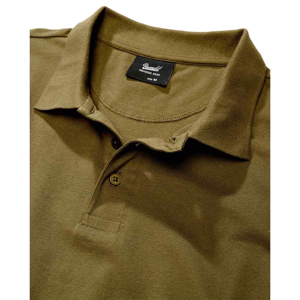 Brandit - Pique Short Sleeve Polo hemd - Olivgrün